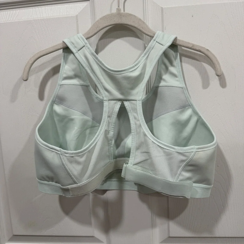 Nike Dri-FIT High Support Sports Bra Mint Green 1X F-G Racerback Mesh DD0428-379